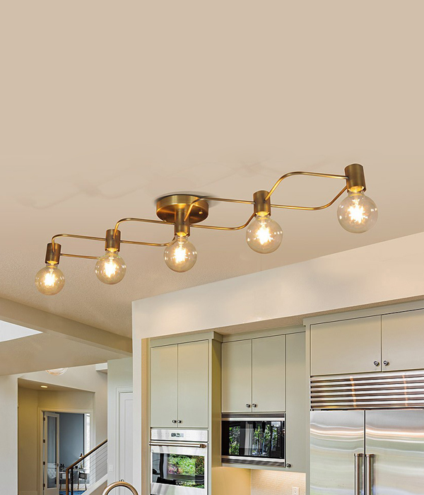 르네 일자 5등 주방등